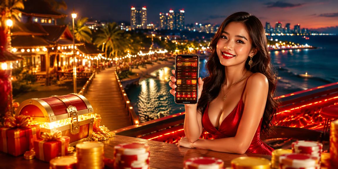Người chơi trải nghiệm casino trên di động tại bãi biển Phú Quốc